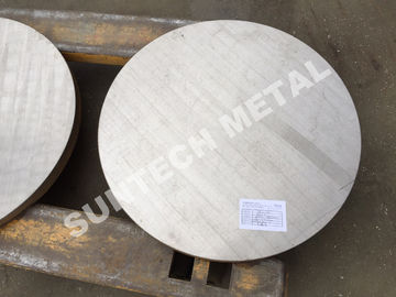 Porcellana Titanio di SB265 Gr.1/acciaio al carbonio Tubesheet placcato per i condensatori distributore