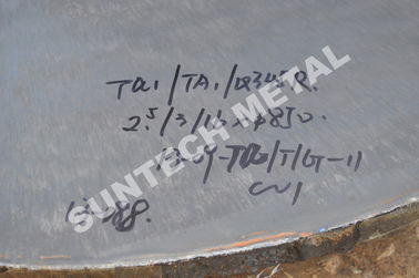 Porcellana Piatto placcato Ta1/SB265 Gr.1/Q345R del tantalio dello zirconio per resistenza della corrosione acida distributore