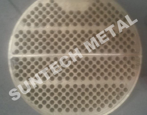 Piatto placcato di rame spesso di B171 C46400 perforato per resistenza di Corrossion